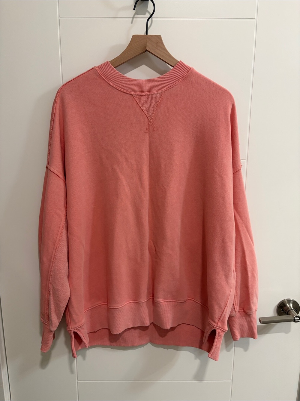 Aerie oversized pink sweatshirt